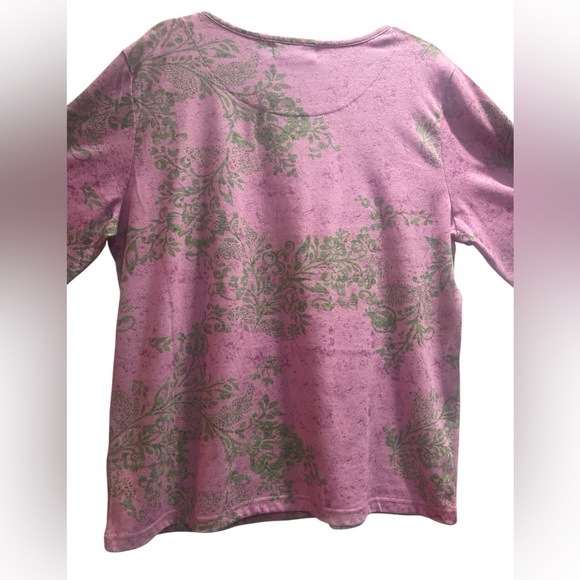 🍎NEW Liberty Lane Long Sleeve Quality Women’s Wear Soft Cotton Blend Apples 🍎 - Picture 4 of 10